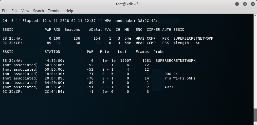 Decloaking Hidden WiFi Networks